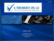 Tablet Screenshot of dtoddmackeycpa.com